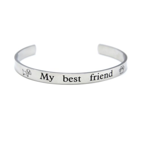 Bracelet-Jonc-Ouvert-Acier-Argente-avec-Message-My-best-friend