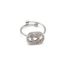 Bague-Anneau-Reglable-Acier-Argente-avec-Cercles-Entrelaces-Strass