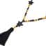 Sautoir-Collier-Perles-Bois-et-Effet-Marbre-avec-Triple-Etoiles-Pierre-et-Pompon-Noir
