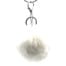 Porte-Cles-Bijou-de-Sac-Gros-Pompon-Fourrure-Synthetique-Blanc