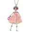 Sautoir-Collier-Pendentif-Poupee-Articulee-Femme-Robe-Sequins-Fleur-et-Jupe-Broderie-Rose-Nude