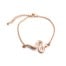 Bracelet-Fine-Chaine-avec-Charm-Serpent-Metal-Or-Rose