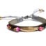 Bracelet-Cordon-Ajustable-Simili-Cuir-Gris-avec-Plume-Ethnique-Metal-et-Perles