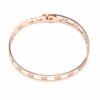 Bracelet-Jonc-Acier-Or-Rose-avec-Bande-Ajouree-Etoiles
