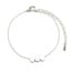 Bracelet-Fine-Chaine-avec-Charm-Argente-Triple-Cercles-Dore-a-lOr-Fin