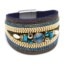 Bracelet-Manchette-Ellipse-avec-Chaines-Strass-Perles-et-Pierres-Bleu