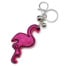 Porte-Cles-Bijou-de-Sac-Flamant-Rose-Strass-et-Feutrine-Fuchsia