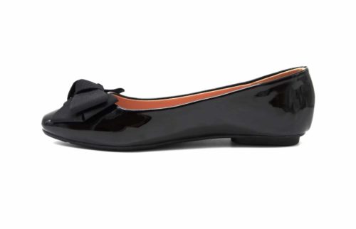 Ballerines-Vernies-avec-Noeud-Rubans-Larges-et-Bout-Carre-Noir