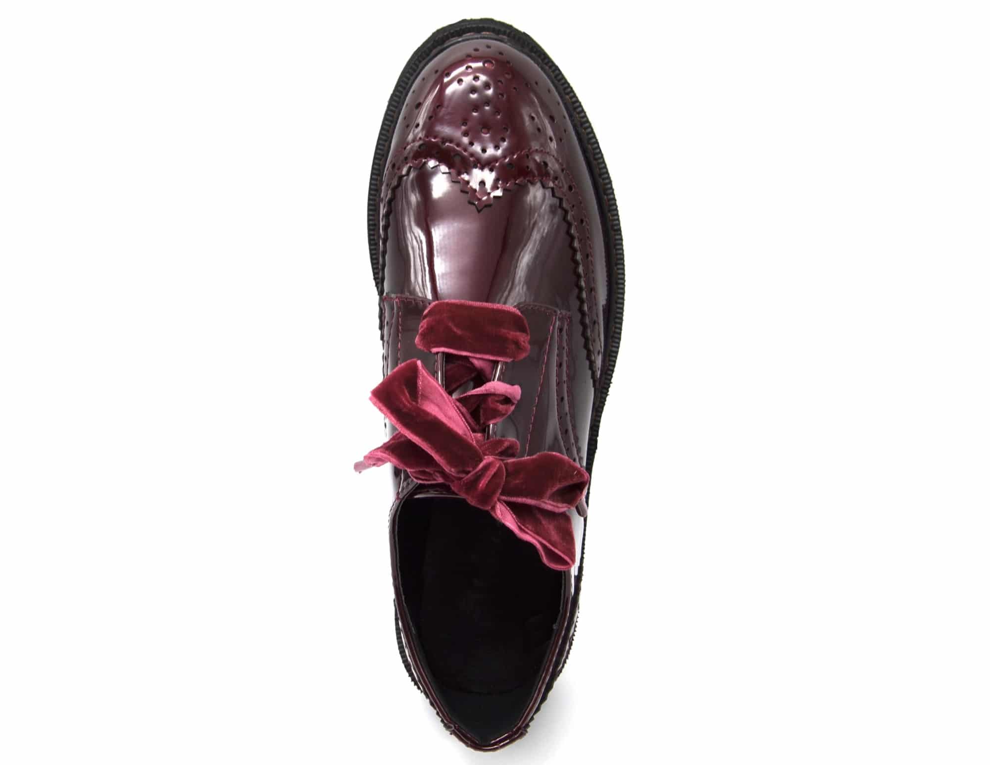 derby femme bordeaux