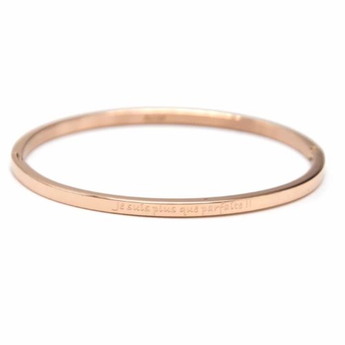 Bracelet-Jonc-Fin-Acier-Or-Rose-avec-Message-Je-suis-plus-que-parfaite