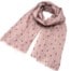 Foulard-Long-Automne-Hiver-Uni-Motif-Mini-Plumes-Multicolore-Vieux-Rose