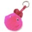 Porte-Cles-Bijou-de-Sac-Lapin-Oreilles-et-Bande-Paillettes-avec-Pompon-Fuchsia