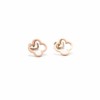 Boucles-dOreilles-Trefle-Chance-Contour-Acier-Or-Rose