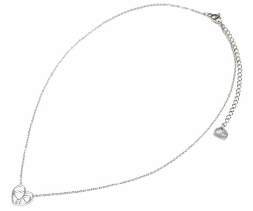 Collier-Fine-Chaine-Pendentif-Multi-Coeurs-Ajoures-Acier-Argente