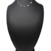 Collier-Double-Chaine-avec-Mini-Boules-et-Multi-Pampilles-Acier-Argente