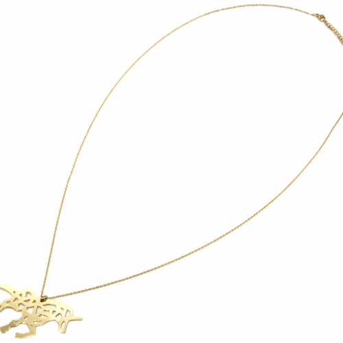 Sautoir-Collier-Fine-Chaine-Pendentif-Licorne-Ajouree-Acier-Dore