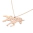 Sautoir-Collier-Fine-Chaine-Pendentif-Licorne-Ajouree-Acier-Or-Rose