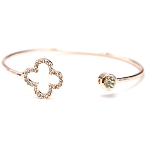Bracelet-ring-open-with-stone-et-Trefle-Contour-rhinestones-gold-pink