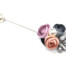 Broche-Epingle-avec-Bouquet-Fleurs-Tissu-Multicolore-et-Perle-Blanche