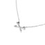 Collier-Fine-Chaine-Pendentif-Fleches-Croisees-Acier-Argente