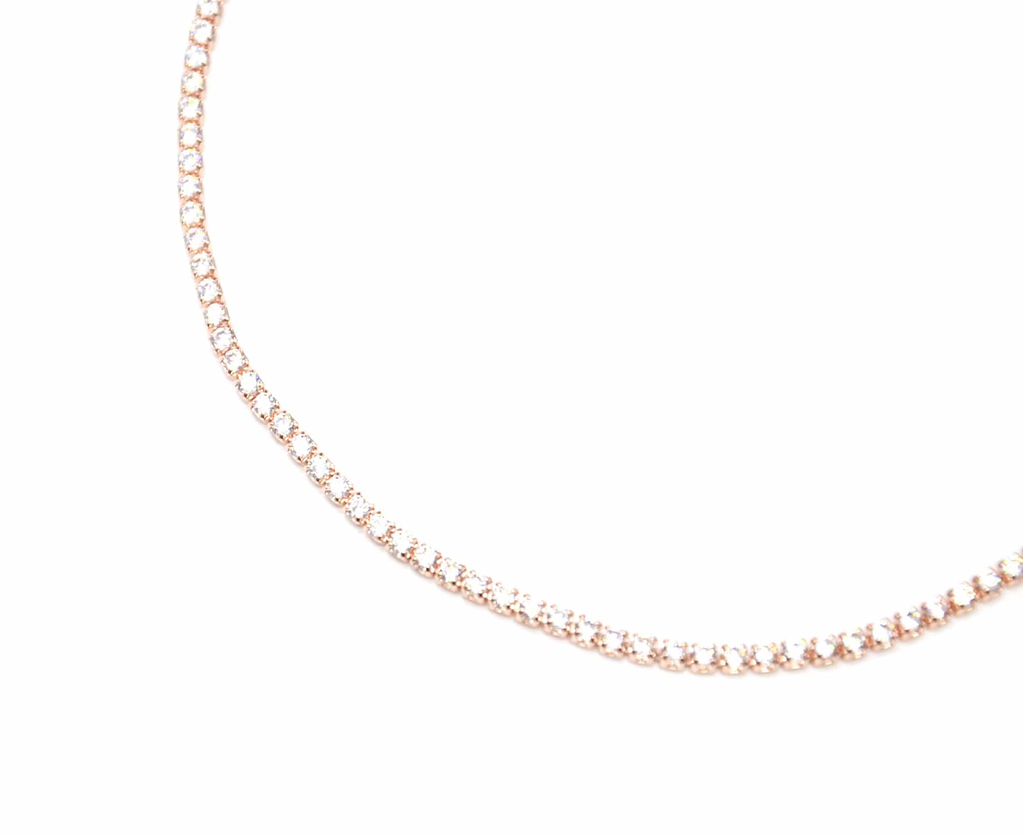 collier ras de cou avec zirconium collier ras de cou avec zirconium