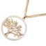 Sautoir-Collier-Multi-Chaines-et-Pendentif-Arbre-de-Vie-Metal-Contour-Cercle-Strass-Dore