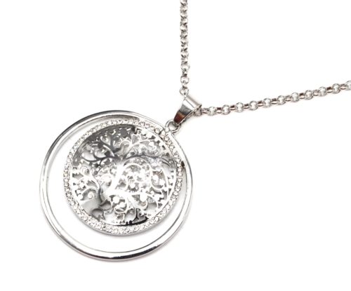 Sautoir-Collier-Pendentif-Cercle-Arbre-de-Vie-Ajoure-avec-Cristaux-et-Strass-Argente