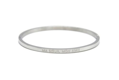 Bracelet-Jonc-Fin-Acier-Argente-avec-Message-Ma-Soeur-Mon-Amie