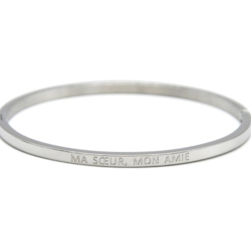 Bracelet-Jonc-Fin-Acier-Argente-avec-Message-Ma-Soeur-Mon-Amie