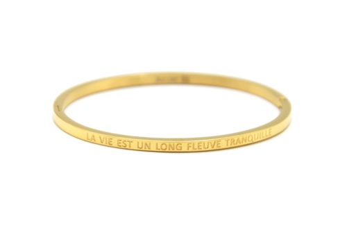 Bracelet-Jonc-Fin-Acier-Dore-avec-Message-La-Vie-Est-Un-Long-Fleuve-Tranquille