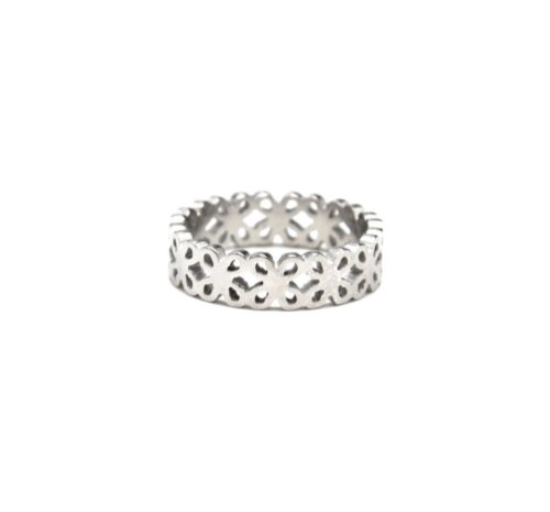 Bague-avec-Motif-Ajoure-Fleurs-Petales-Acier-Argente