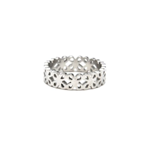 Bague-avec-Motif-Ajoure-Fleurs-Petales-Acier-Argente