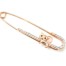 Broche-Epingle-avec-Chat-Metal-Or-Rose-et-Contour-Strass