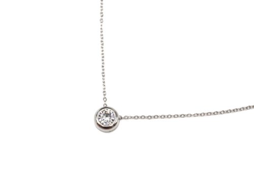 Collier-Fine-Chaine-Pendentif-Pierre-Contour-Acier-Argente