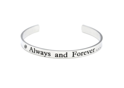 Bracelet-Jonc-Ouvert-Acier-Argente-avec-Message-Always-and-Forever