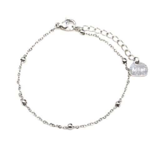 Bracelet-Fine-Chaine-Mini-Boules-Acier-Argente