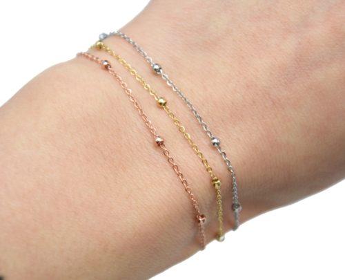 Bracelet-Fine-Chaine-Mini-Boules-Acier