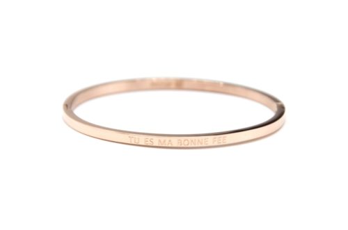 Bracelet-Jonc-Fin-Acier-Or-Rose-avec-Message-Tu-Es-Ma-Bonne-Fee