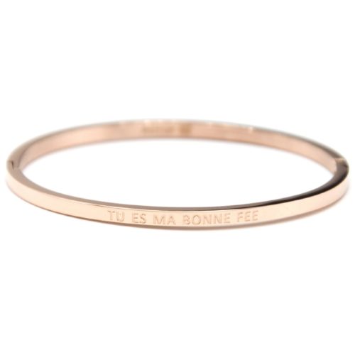 Bracelet-Jonc-Fin-Acier-Or-Rose-avec-Message-Tu-Es-Ma-Bonne-Fee