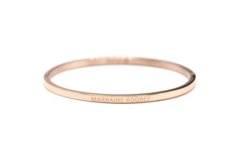 Bracelet-Jonc-Fin-Acier-Or-Rose-avec-Message-Marraine-Adoree