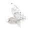 Broche-Epingle-Papillon-Pierres-Strass-Zirconium-et-Metal-Argente