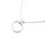 Collier-Fine-Chaine-Argent-925-Pendentif-Cercle-Contour-Strass-et-Bandes-Croisees