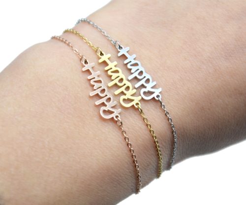 Bracelet-Fine-Chaine-avec-Charm-Happy-Acier