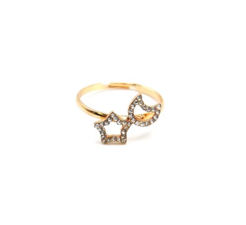 Bague-Phalange-Etoile-et-Lune-Contour-Strass-Metal-Or-Rose