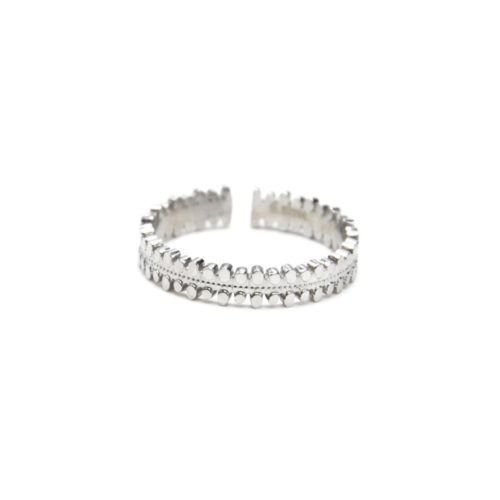 Bague-Anneau-avec-Zip-Fermeture-Eclair-Acier-Argente