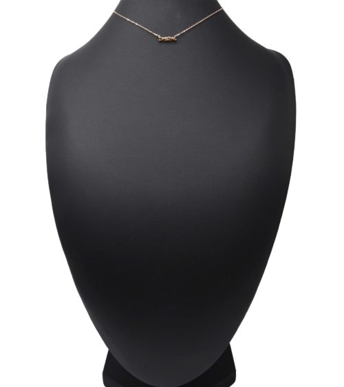 Collier-Fine-Chaine-avec-Pendentif-Dream-Acier-Or-Rose