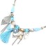 Collier-Chaine-Metal-Argente-avec-Pierres-Feuilles-Coeur-et-Pompon-Bleu-Turquoise