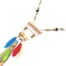 Sautoir-Collier-Pendentif-Y-Nacre-Blanc-avec-Fil-Tresse-Perles-et-Plumes-Multicolore