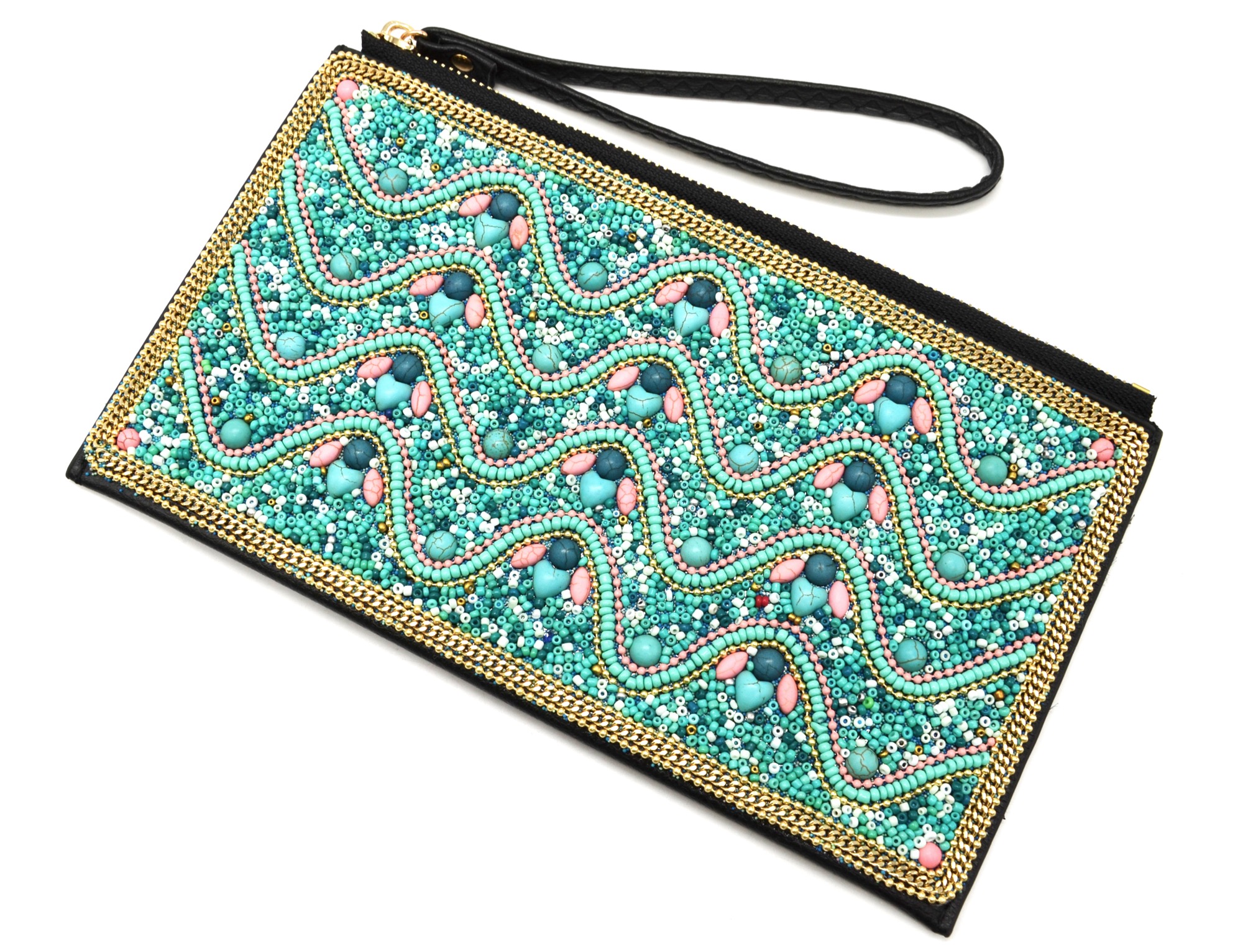 pochette en perle