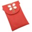 Mini-Pochette-Sac-Bandouliere-Simili-Cuir-Rouge-avec-Libellule-Nacre-Pierres-Perles-Rocaille